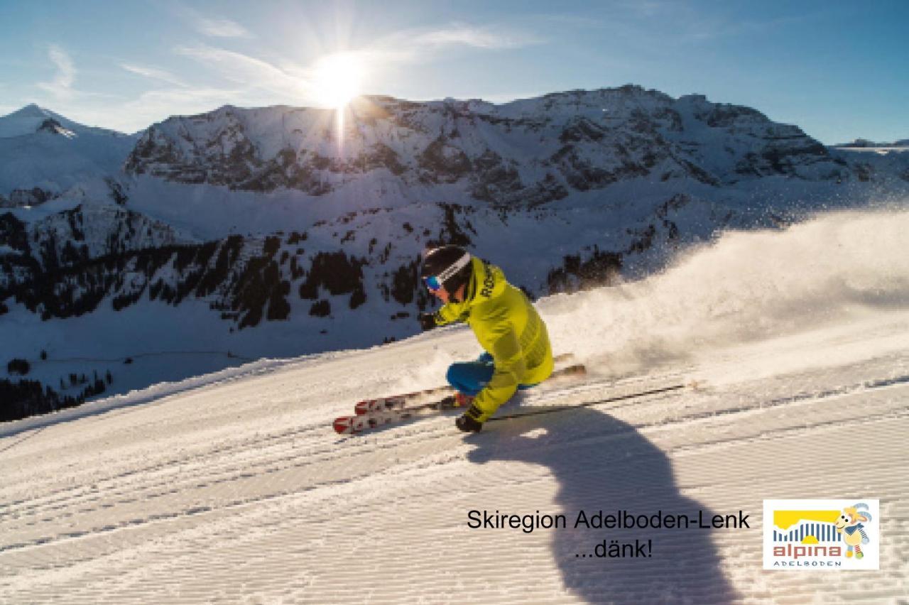 Ferien- Und Familienhotel Alpina Adelboden Bagian luar foto